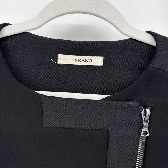 J Brand Coat Sz 6 Sleek Corpcore Basic Minimalist Timeless Capsule Quiet Luxury - Picture 2 of 8